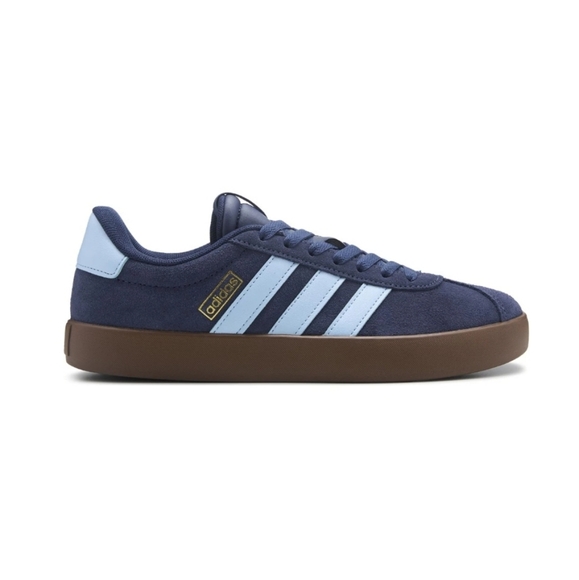 Adidas Dark Blue Sneakers with Light Blue Stripes - Picture 4 of 13